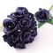 100-Pack: Navy Blue Silk Rose Picks, 8" Stems, 3" Wide, Floral Home by Artificial Flowers